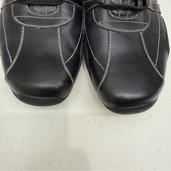 Florsheim Men\'s Sneakers Shoes Size 10.5 Black Leather Lace up Comfy main image 10